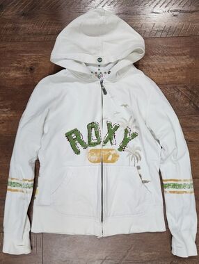 Vintage ROXY Full Zip Hoodie, Size XL Juniors/XS Womens